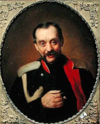 Portret van de componist Cesar A. Kyui (1835-1918) door Konstantin Egorovich Makovsky